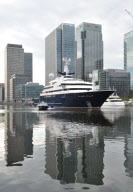 Die Luxusyachten der Superreichen kommen pünktlich zur Olympia-Eröffnungg in London an