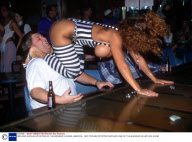 MIMI AND GIGGLES STRIPPING AT THE MERMAID LOUNGE, AMERICA - 1997