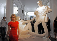'Warhol/Mauro' Exhibition opening at Halcyon Gallery, London, Britain - 24 Jul 2012