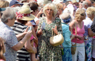  Charles and Camilla at Sandringham Flower Show 250712