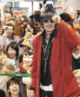 Johnny Depp Arrives In Japan To Promote 'Dark Shadows'