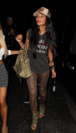 Nicole Scherzinger has a night out at the Sur Lounge