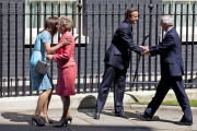 The Prime Minister David Cameron Hosts A Reception For Queen Elizabeth II, The Duke Of Edinburgh and Past Prime Ministers