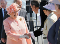  Queen and The Duke of Edinburgh visit Isle of Wight 250712