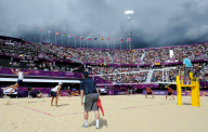 The 2012 London Olympic Games, Beach Volleyball, London, Britain  - 29 Jul 2012