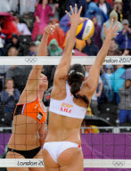 The 2012 London Olympic Games, Beach Volleyball, London, Britain - 29 Jul 2012