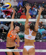 The 2012 London Olympic Games, Beach Volleyball, London, Britain - 29 Jul 2012