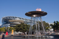 Sydney Olympic Flame re-lit