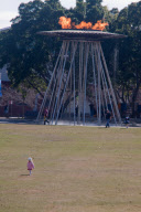 Sydney Olympic Flame re-lit