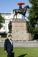 Mayor of London presents Hatwalk, a makeover for Trafalgar Square, London,Britain - 30 Jul 2012