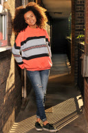 Jasmine Breinburg, lead dancer from the London Olympic Games opening ceremony, Deptford, London, Britain - 28 Jul 2012