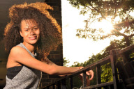 Jasmine Breinburg, lead dancer from the London Olympic Games opening ceremony, Deptford, London, Britain - 28 Jul 2012