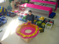 Artist crochets playgrounds for children - Jul 2012