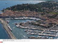 FRA : Aerial view of  Saint Tropez