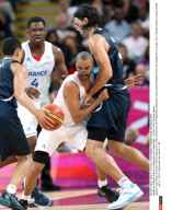 LONDON: France vs Argentina men's basketball -  London 2012 Olympic Games