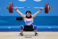 The 2012 London Olympic Games, Men's Weightlifting, London, Britain - 01 Aug 2012