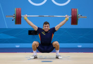 The 2012 London Olympic Games, Men's Weightlifting, London, Britain - 01 Aug 2012