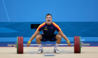The 2012 London Olympic Games, Men's Weightlifting, London, Britain - 01 Aug 2012