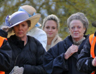 'Downton Abbey' on set filming, Oxfordshire, Britain - 26 Apr 2012