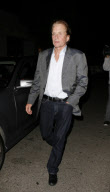 Michael Douglas looking sharp for dinner at Vincenti Ristorante