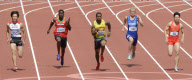The 2012 London Olympic Games, Athletics, Men's 100m, Britain - 04 Aug 2012