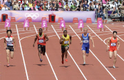 The 2012 London Olympic Games, Athletics, Men's 100m, Britain - 04 Aug 2012