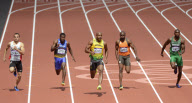 The 2012 London Olympic Games, Athletics, Men's 100m, Britain - 04 Aug 2012