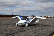 Flying cars: An airplane and a car at the same time. The future it's today!