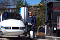 Flying cars: An airplane and a car at the same time. The future it's today!