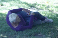 Semi-Exclusive... Brigitte Nielsen Getting Drunk In A Park