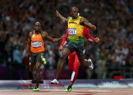 The 2012 London Olympic Games, Athletics, Men's 100m, Britain - 05 Aug 2012
