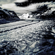 Der Aletschgletscher in der Schweiz