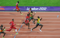 The 2012 London Olympic Games, Athletics, Men's 100m, Britain - 05 Aug 2012