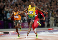 The 2012 London Olympic Games, Athletics, Men's 100m, Britain - 05 Aug 2012