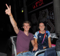 Athletes party at Chinawhite nightclub, London, Britain - 05 Aug 2012