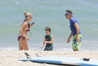 Exclusive... Ben Stiller Out Paddle Boarding In Hawaii