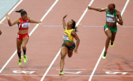 The 2012 London Olympic Games, Athletics, Women's 100m, Britain - 04 Aug 2012