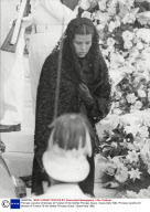 Princess Caroline Of Monaco At Funeral Of Her Mother Princess Grace / Grace Kelly 1982.