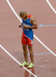 The 2012 London Olympic Games, Athletics, Men's 400m Hurdles, Britain - 06 Aug 2012