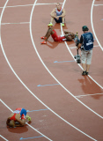 The 2012 London Olympic Games, Athletics, Men's 400m Hurdles, Britain - 06 Aug 2012