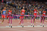 The 2012 London Olympic Games, Athletics, Men's 400m Hurdles, Britain - 06 Aug 2012