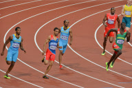 The 2012 London Olympic Games, Athletics, Men's 400m Final, London, Britain - 06 Aug 2012