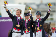 The 2012 London Olympic Games, Equestrian, Dressage, Greenwich Park, Britain - 07 Aug 2012