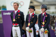The 2012 London Olympic Games, Equestrian, Dressage, Greenwich Park, Britain - 07 Aug 2012