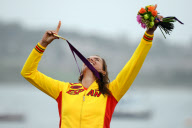 The 2012 London Olympic Games, Windsurfing, Weymouth and Portland, Britain - 07 Aug 2012