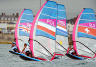 The 2012 London Olympic Games, Windsurfing, Weymouth and Portland, Britain - 07 Aug 2012