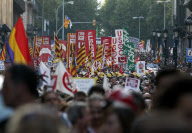 Massenprotest in Spanien