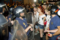 Manifestacion mulititudinaria contra los recortes del gobierno en Madrid.