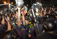 Manifestacion mulititudinaria contra los recortes del gobierno en Madrid.