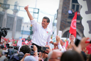 Mexico's Pena Nieto campaigns for Presidency